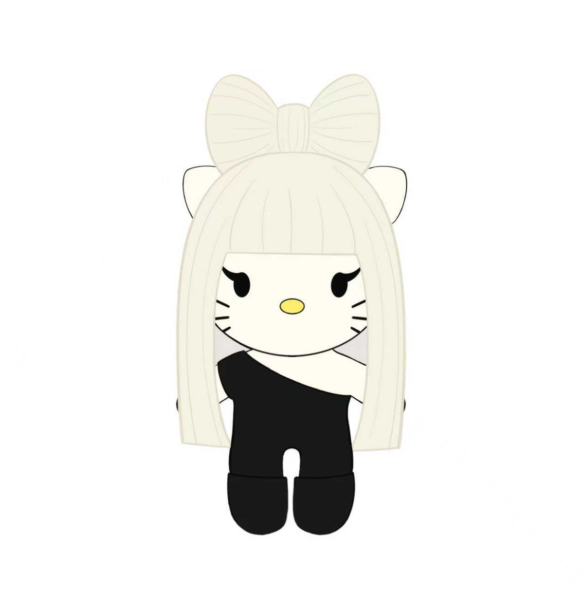 Cherry Boom Kitty Mini Sticker