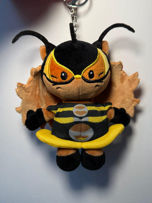 Queen Bee Kitty Keychain