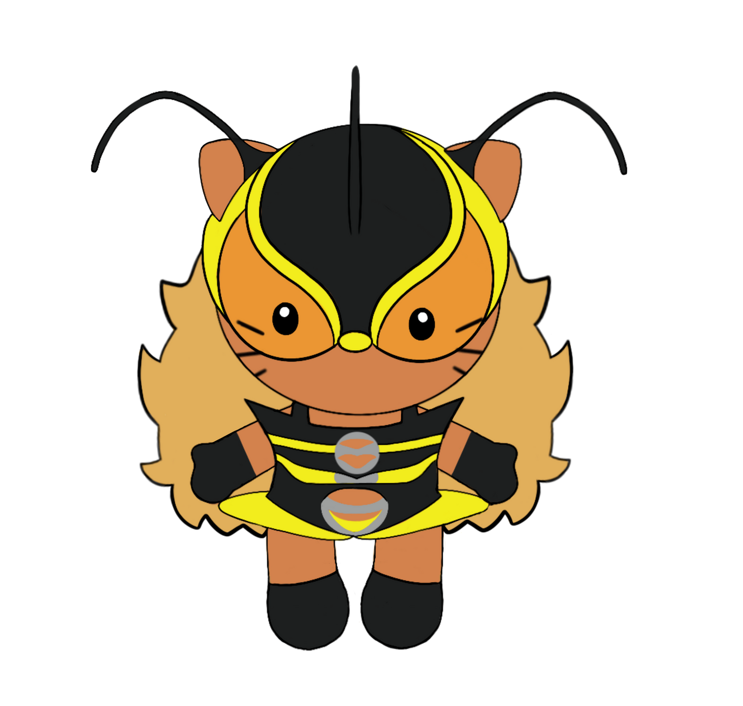 Queen Bee Kitty Mini Sticker